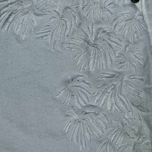 Chico’s So Slimming Girlfriend Slim Leg Ankle Jean Embroidered Floral White 10R - Picture 5 of 13